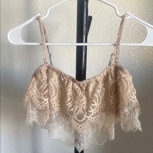 Victoria's Secret Lace Top in Cream